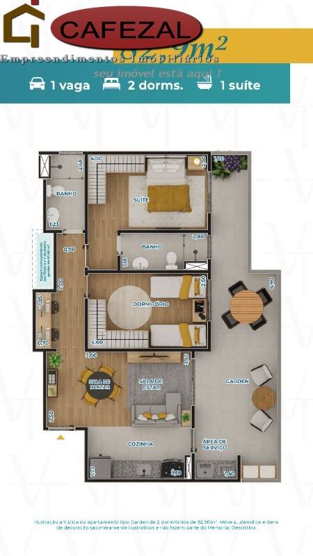 Apartamento, 2 quartos, 66 m² - Foto 9