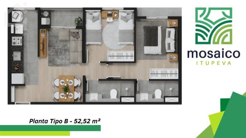 Apartamento, 2 quartos, 52 m² - Foto 25