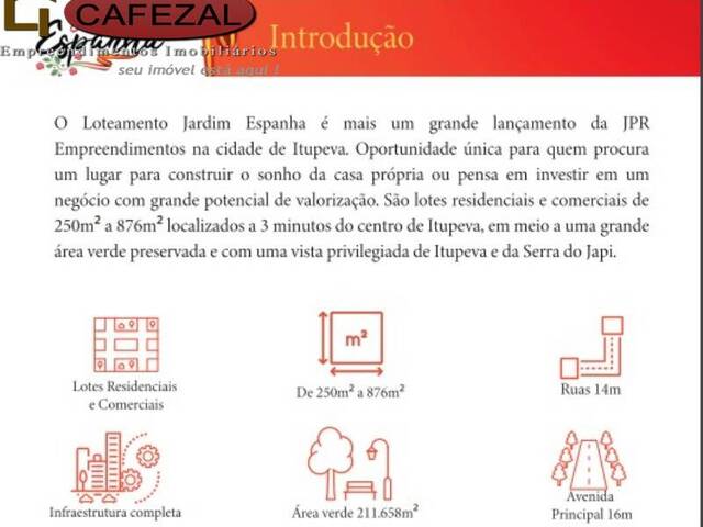 Terreno para Venda em Itupeva - 2